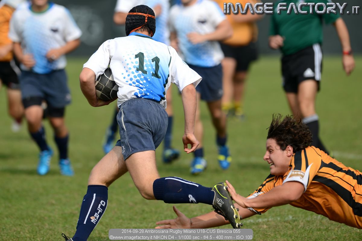 2014-09-28 Ambrosiana Rugby Milano U18-CUS Brescia 055